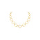 Les Cordes halskette gold