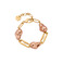 Les Cordes armband bronze