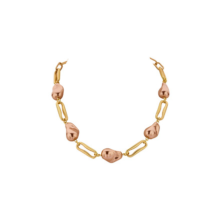 Les Cordes collier bronze