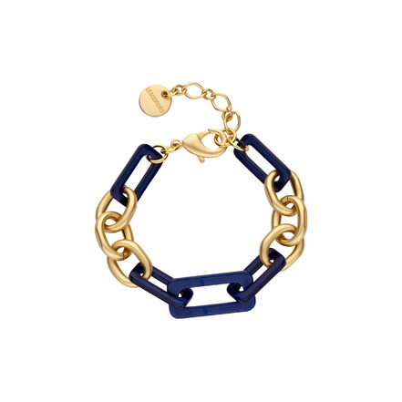 Les Cordes armband blau