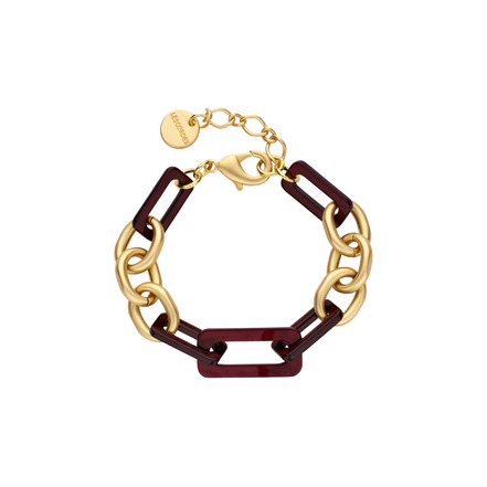 Les Cordes armband bordeaux