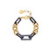 Les Cordes armband schwarz