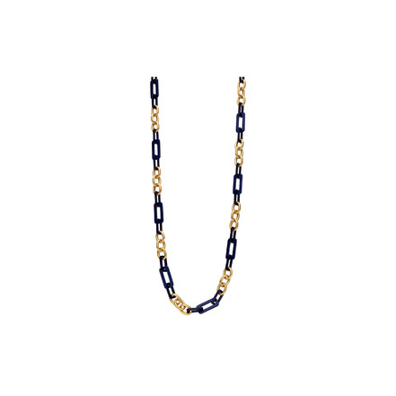 Les Cordes collier bleu