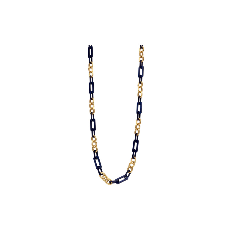 Les Cordes collier bleu 1