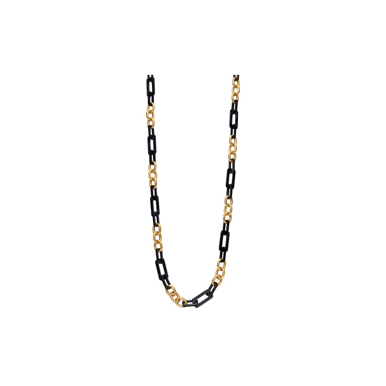 Les Cordes necklace black 1