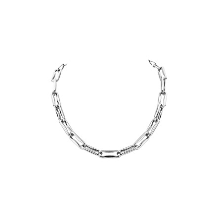 Les Cordes halsketting zilver