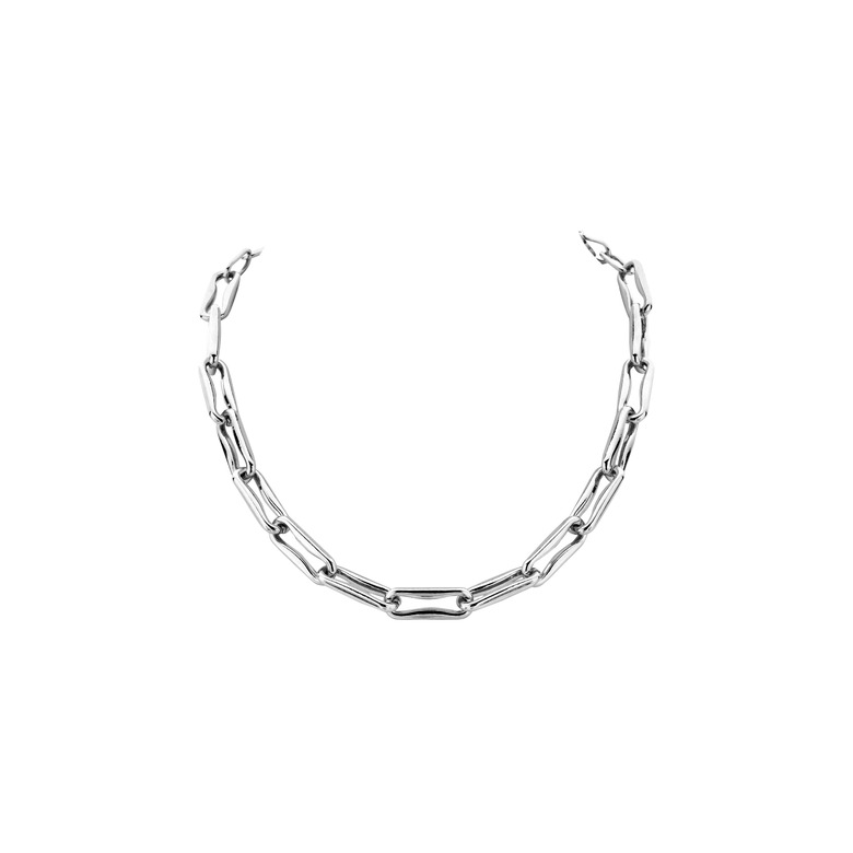 Les Cordes halsketting zilver 1