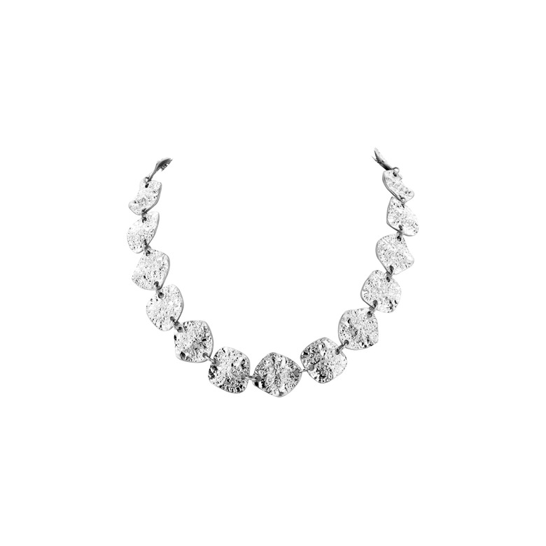 Les Cordes halsketting zilver 1