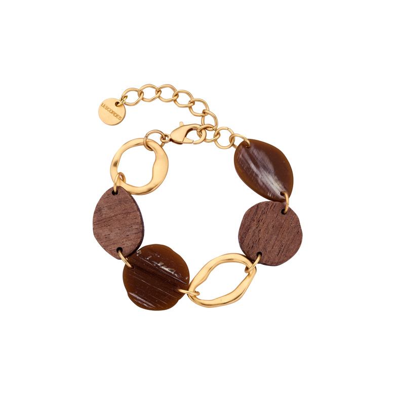 Les Cordes armband bruin 1