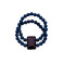Les Cordes armband blau