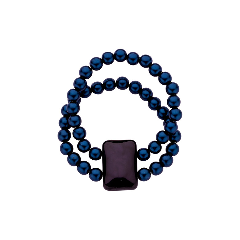 Les Cordes armband blau 1