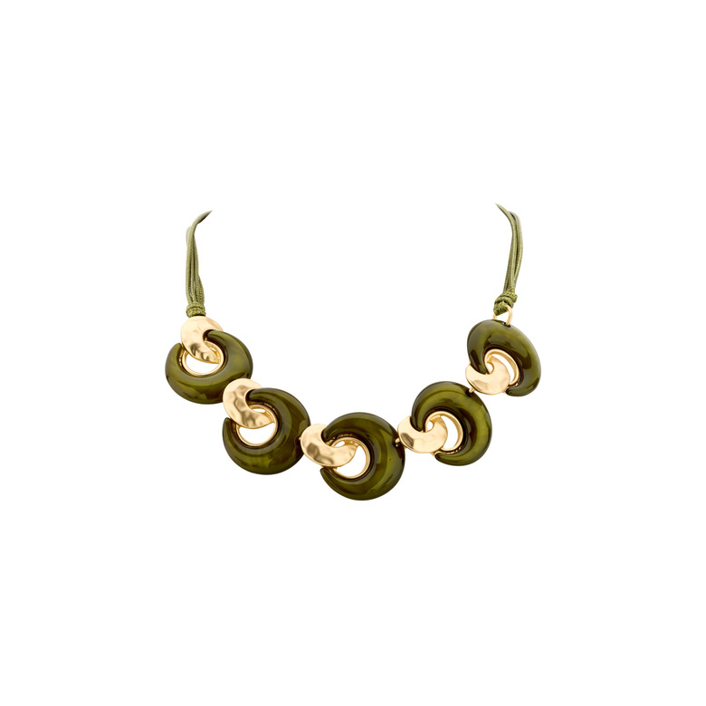Les Cordes collier vert 1