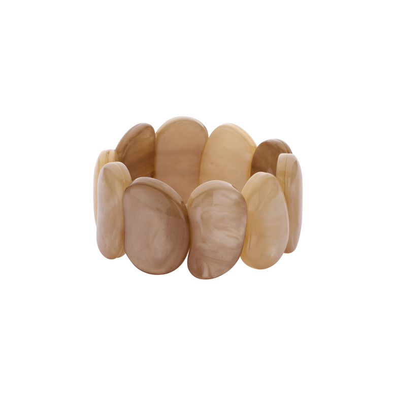 Les Cordes armband beige 1