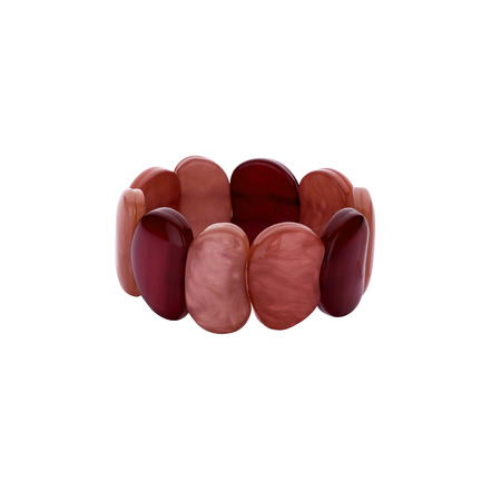 Les Cordes armband rosa