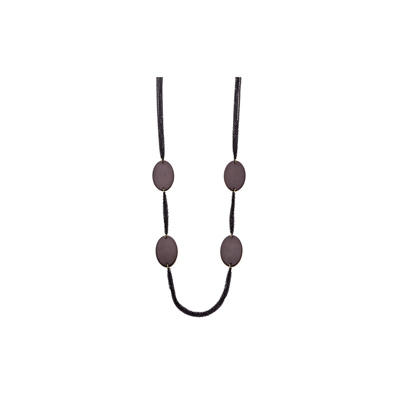 Les Cordes collier noir 1