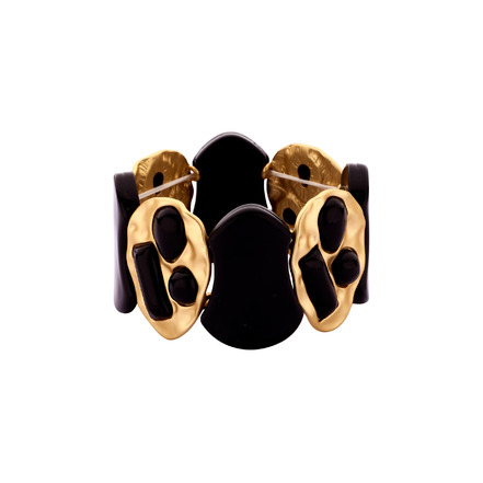 Les Cordes armband schwarz