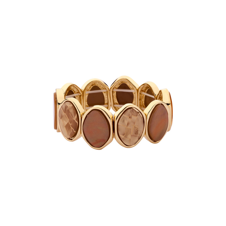 Les Cordes armband beige 1