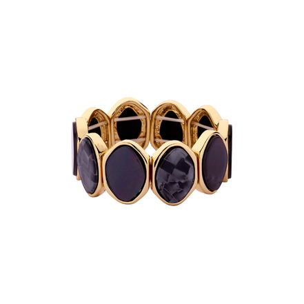 Les Cordes armband blau