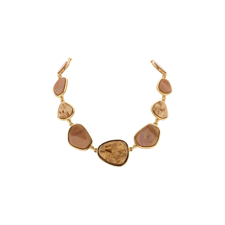 Les Cordes halskette beige 1