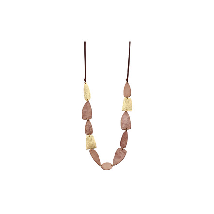 Les Cordes halskette taupe