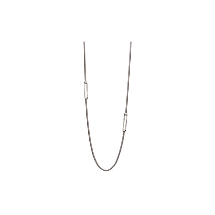 Les Cordes collier argent