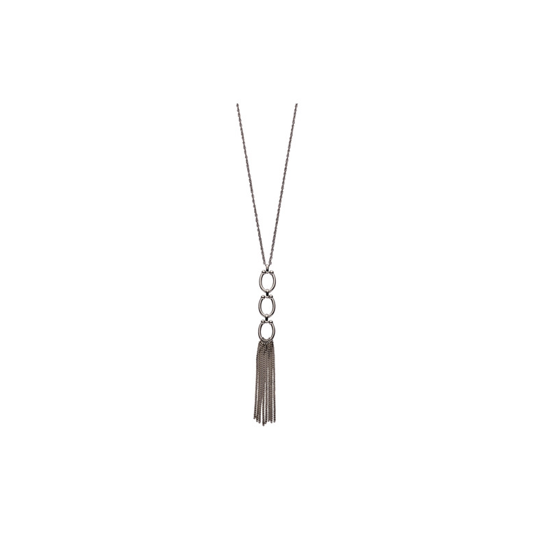 Les Cordes halsketting zilver 1