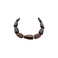 Les Cordes collier brun