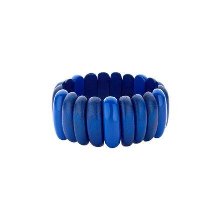 Les Cordes armband blau