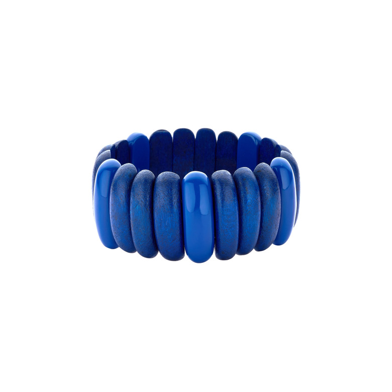 Les Cordes armband blau 1