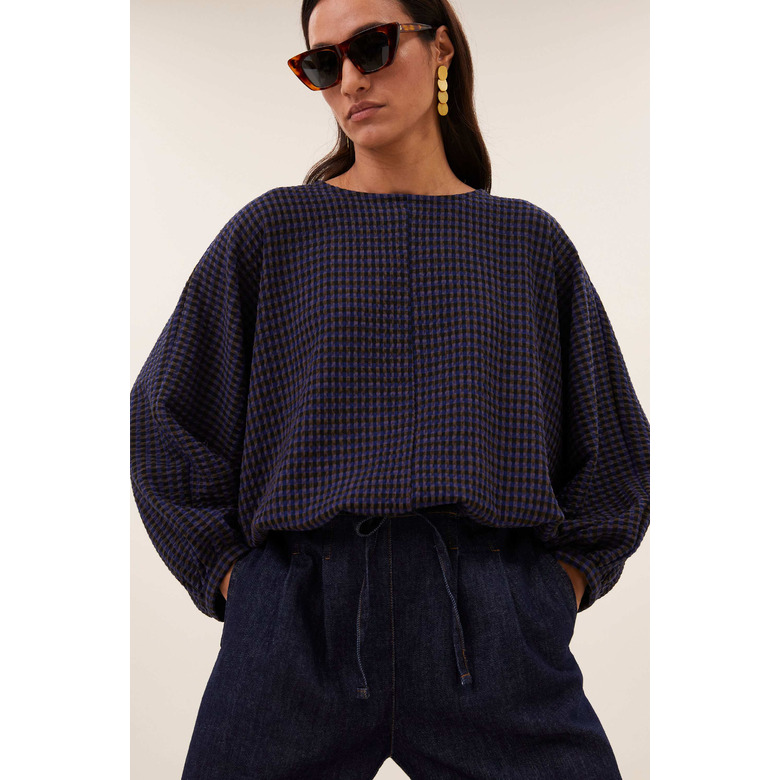 By-bar blouse blauw 2
