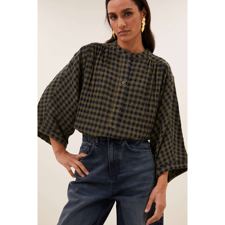By-bar blouse groen 2