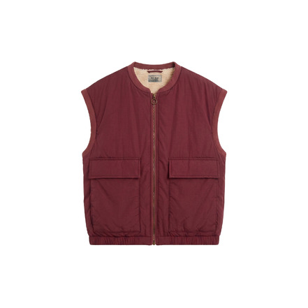 By-bar vest bordeaux