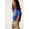 American Vintage t-shirt bleu 2