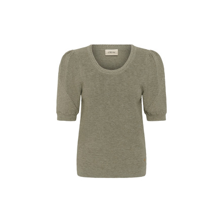 Cream trui groen