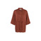 Cream blouse cognac 1