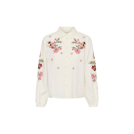 Cream blouse ecru