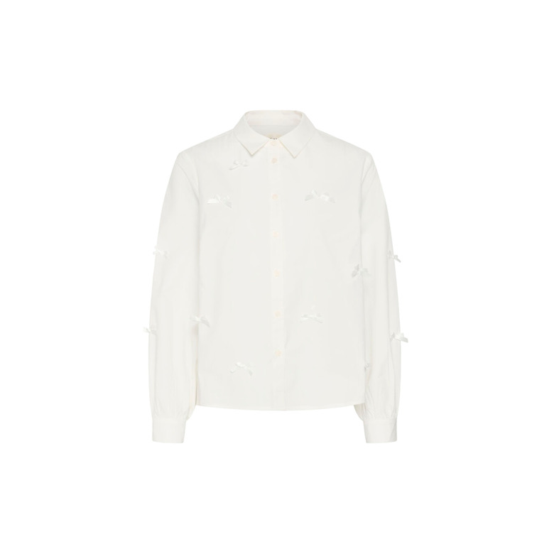Cream blouse wit 1