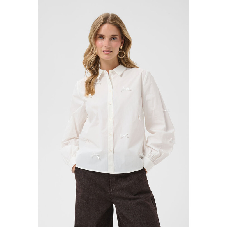 Cream blouse wit 2
