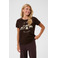 Cream t-shirt bruin 2