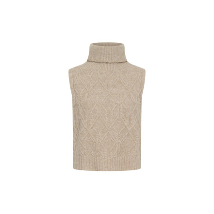 Cream topje beige
