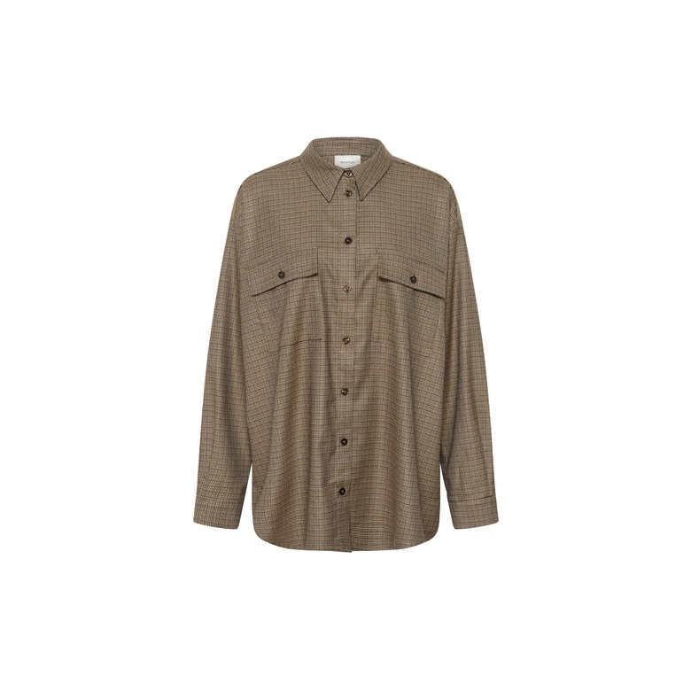 Gestuz blouse bruin 1