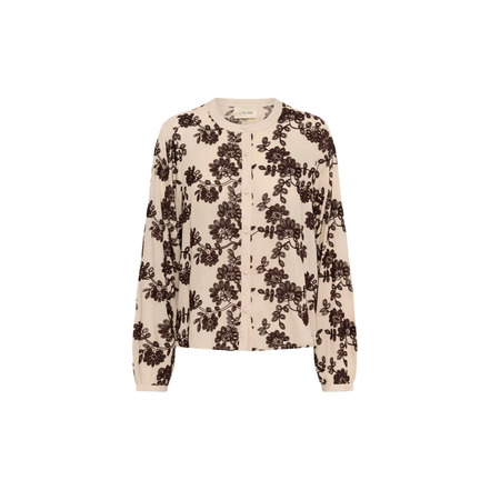 Cream bluse beige