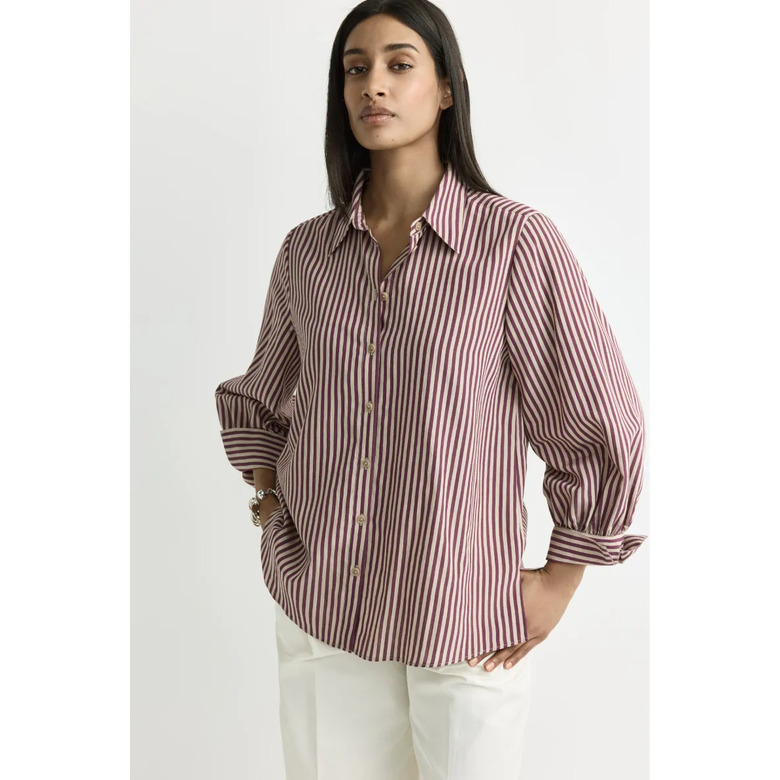 Xandres blouse bordeaux 3