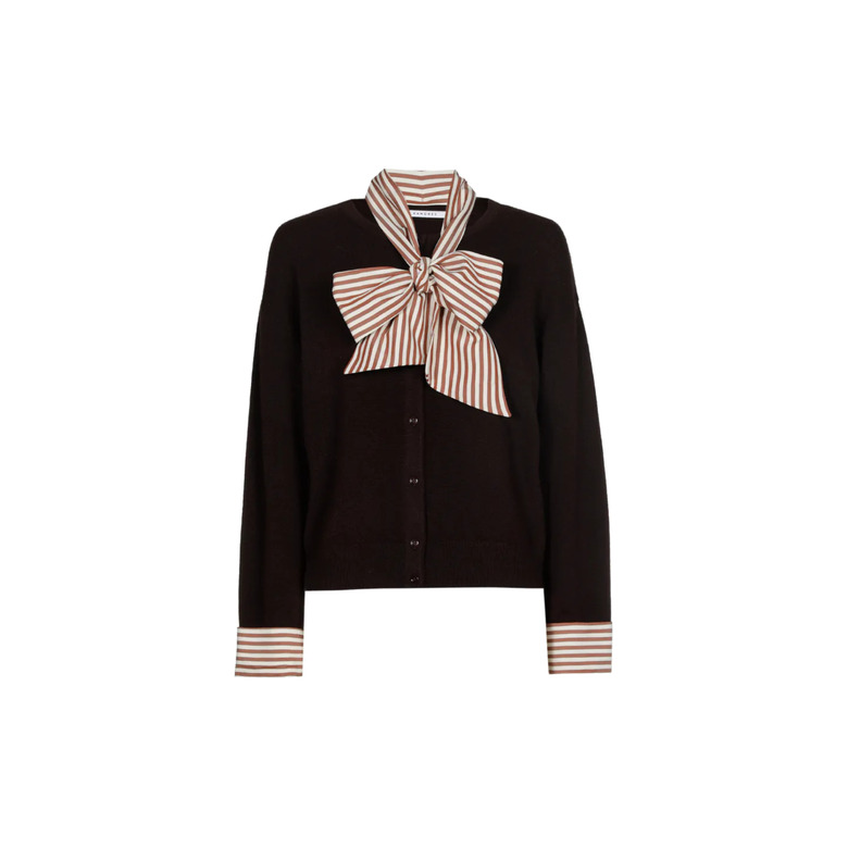Xandres cardigan bruin 1