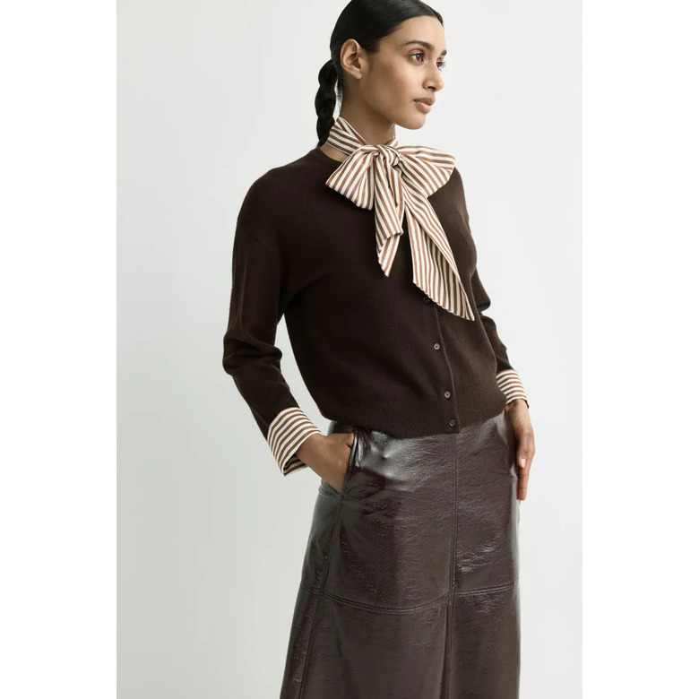 Xandres cardigan bruin 2