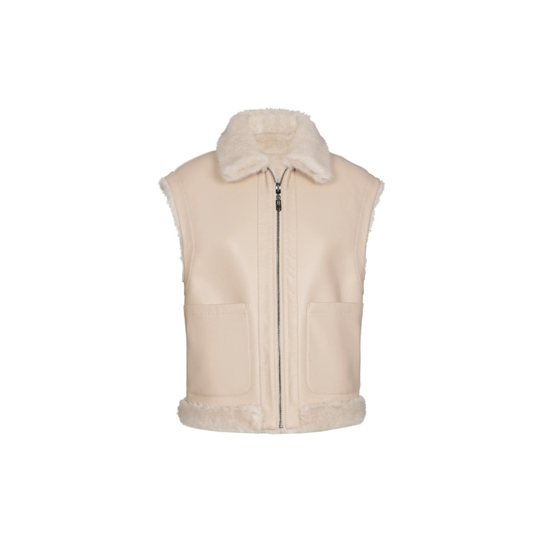 Xandres vest beige 1