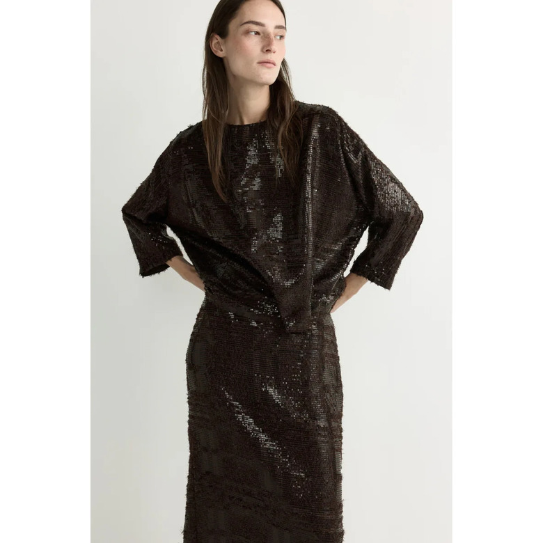 Xandres blouse bruin 2
