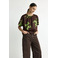 Xandres blouse bruin 2