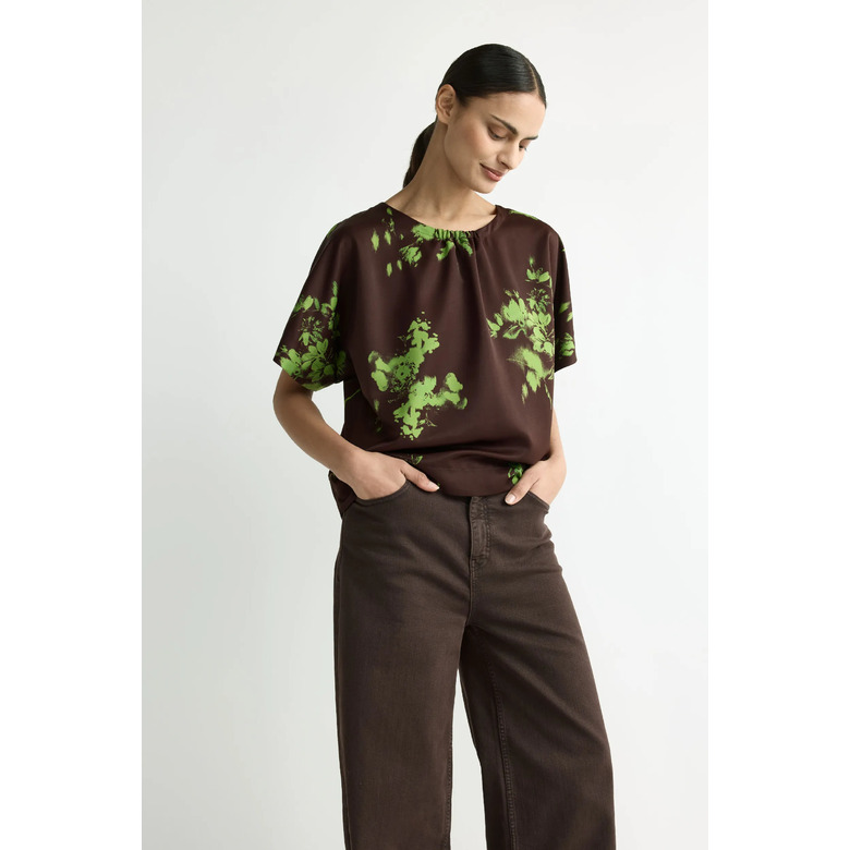 Xandres blouse bruin 2