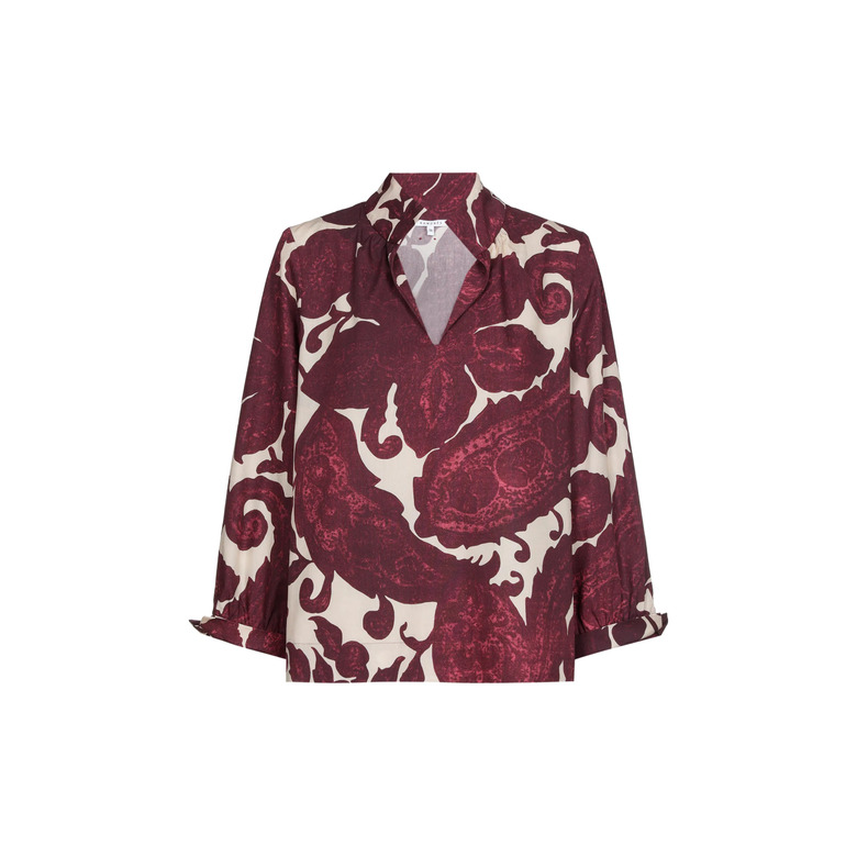 Xandres blouse bordeaux 1